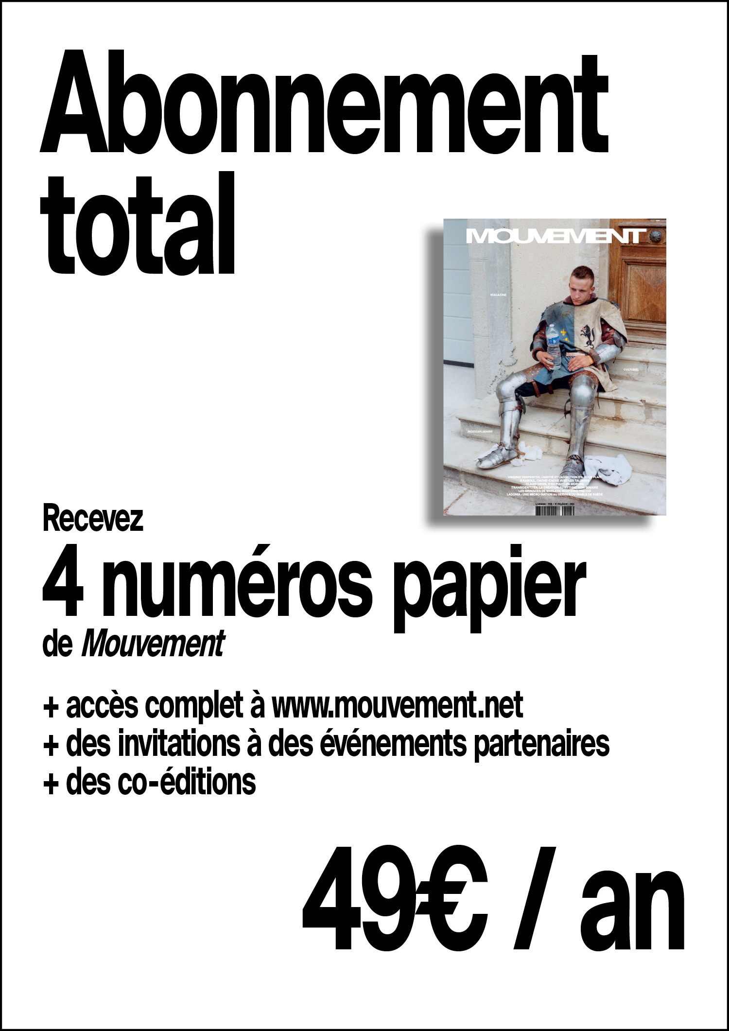 Abonnement Mouvement + avantages